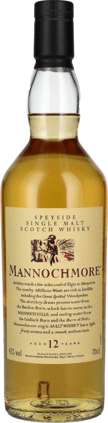 Flora & Fauna Mannochmore 12 Years Old Speyside Single Malt 43% Vol. 0,7l