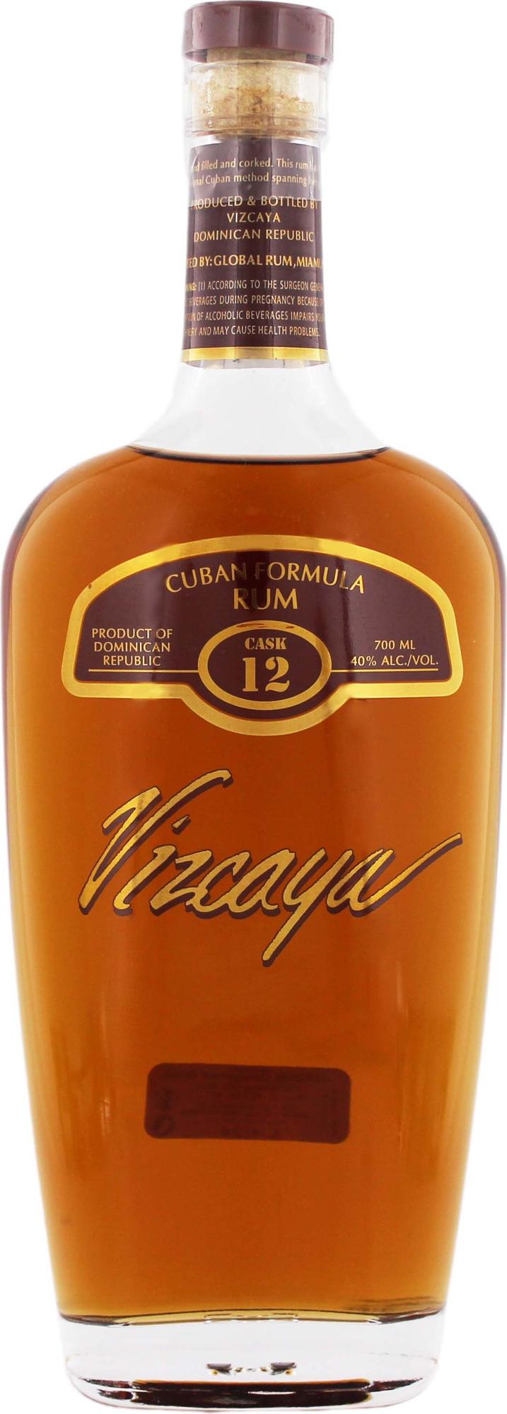 Vizcaya VXOP Cask 12 40% Vol. 0,7l