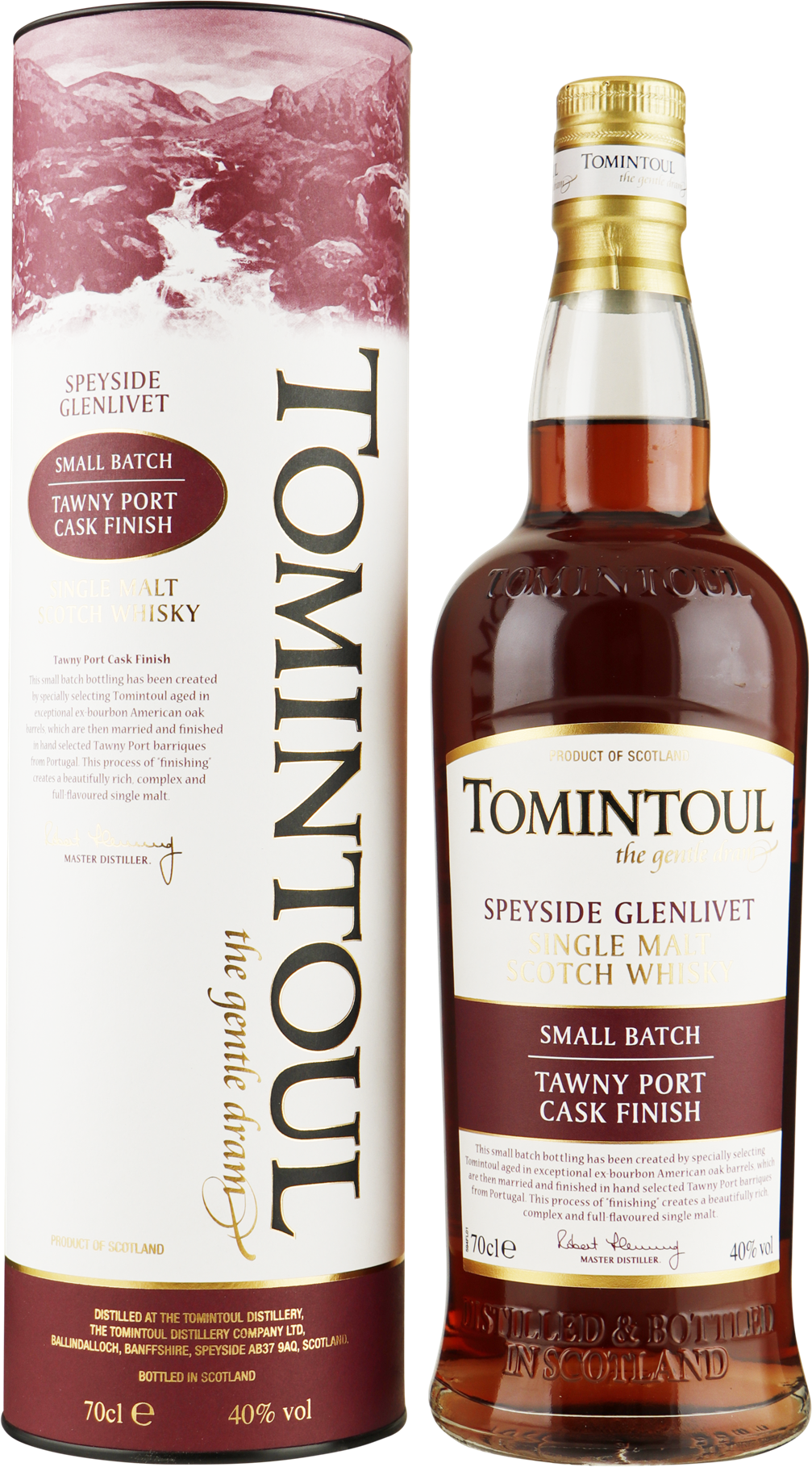 Tomintoul Small Batch Tawny Port Cask Finish 40% Vol. 0,7l