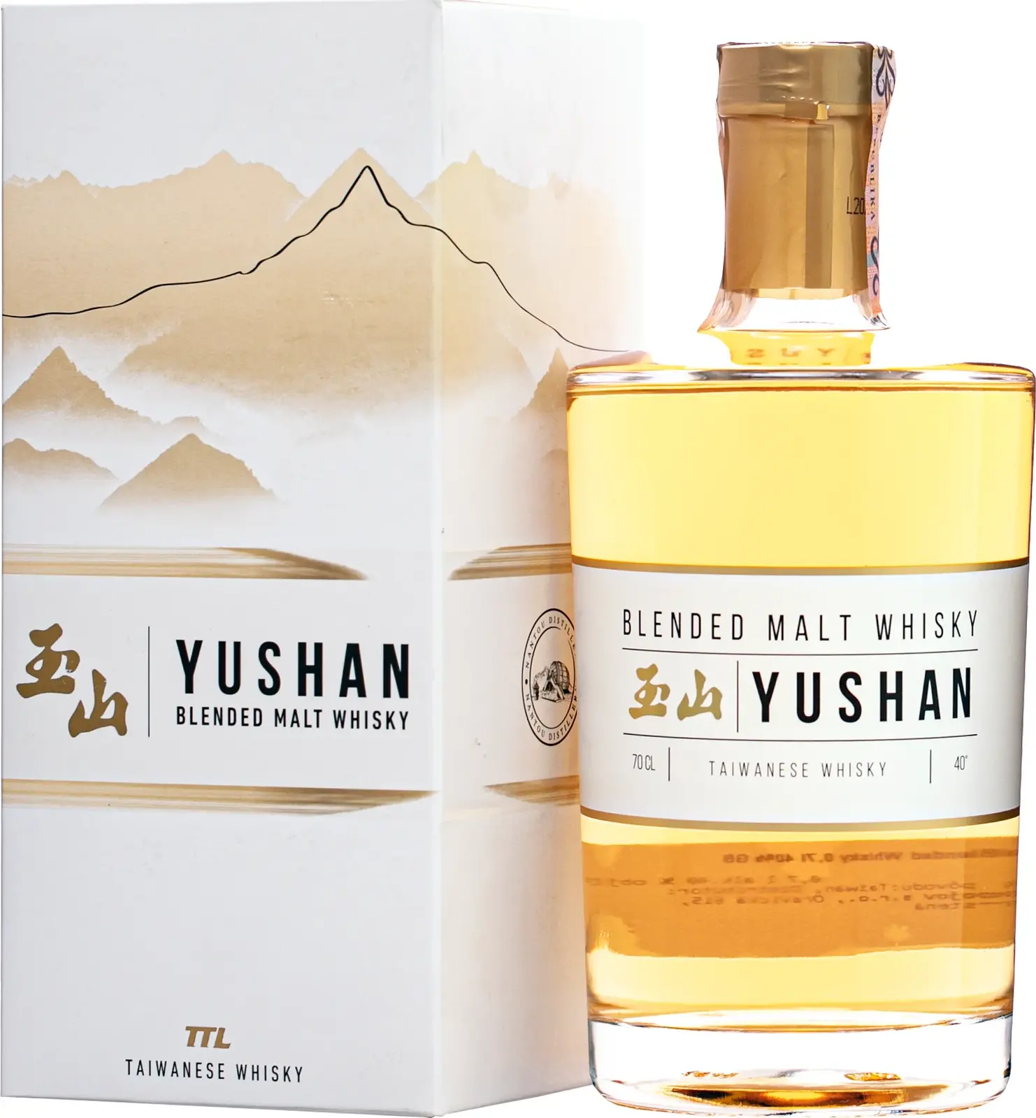 Yushan Blended Malt Whisky 40% Vol. 0,5l