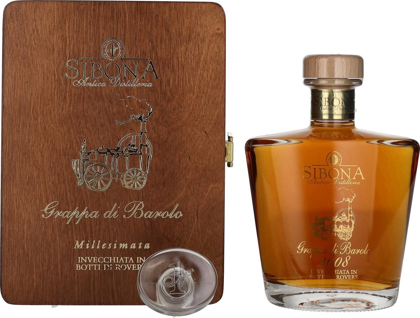 Sibona RISERVA SPECIALE Grappa di Barolo MILLESIMATA 2010 44% Vol. 0,7l