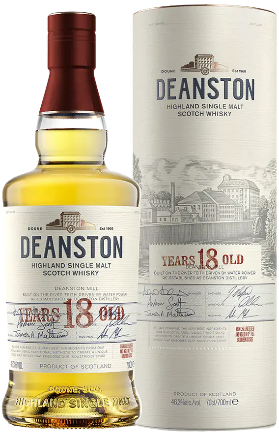 Deanston 18 YEAR WHISKY 46,3% Vol. 0,7l in Giftbox