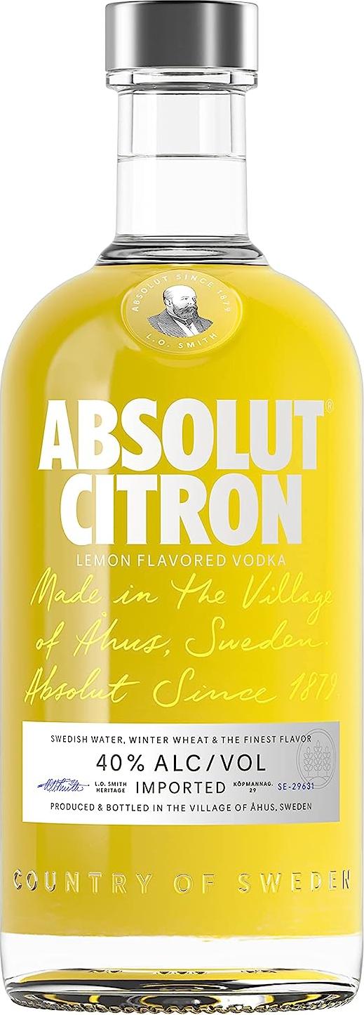 Absolut CITRON Flavored Vodka 40% Vol. 0,7l