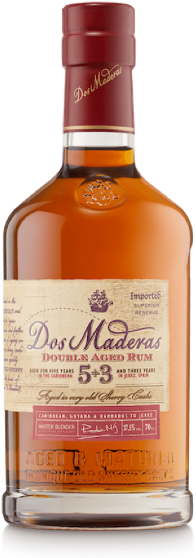Dos Maderas 5+3 Years Old Double Aged Rum 37,5% Vol. 0,7l
