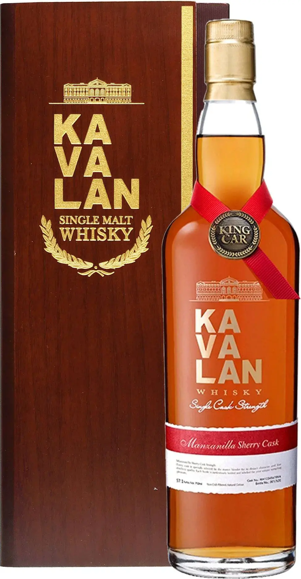 Kavalan SOLIST Manzanilla Whisky 0,7l in Wooden box