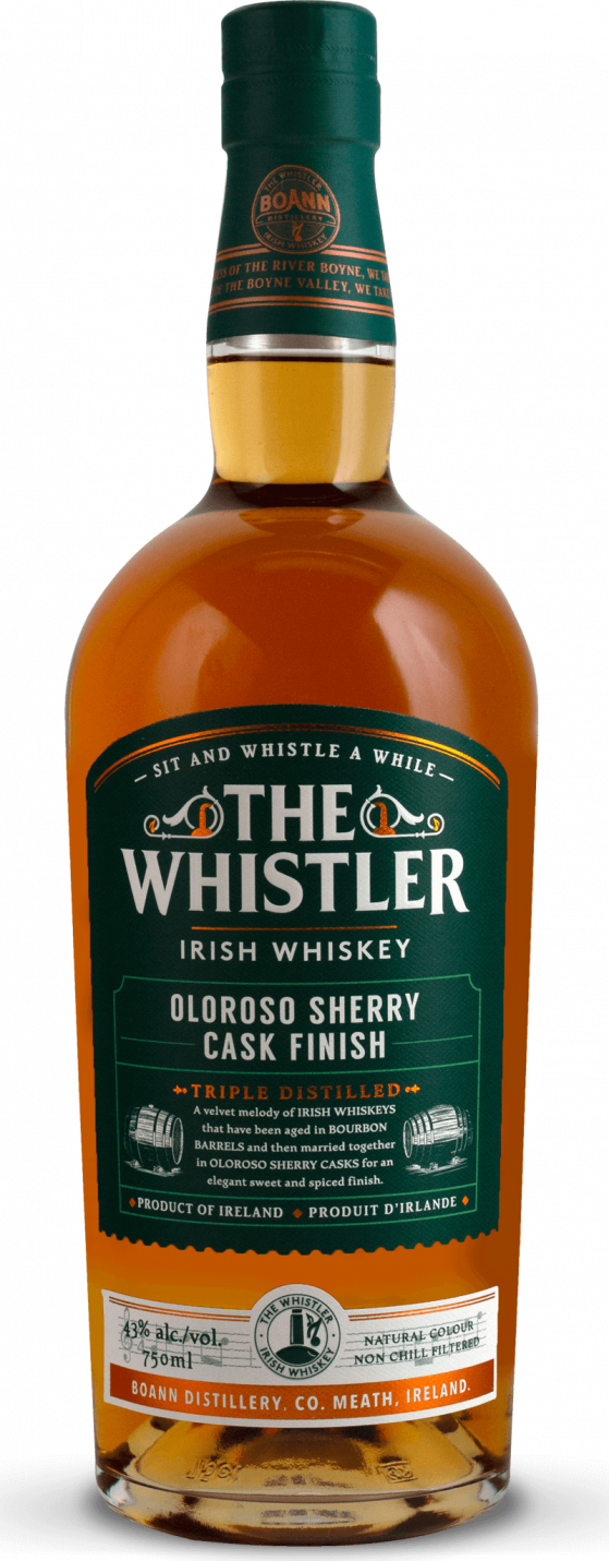 The Whistler OLOROSO SHERRY CASK FINISH Irish Whiskey 43% Vol. 0,7l