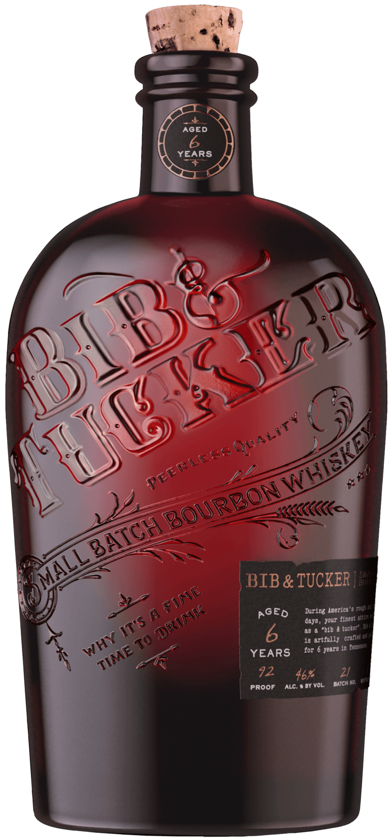 Bib & Tucker 6 YEAR OLD Small Batch Bourbon 46% Vol. 0,7l