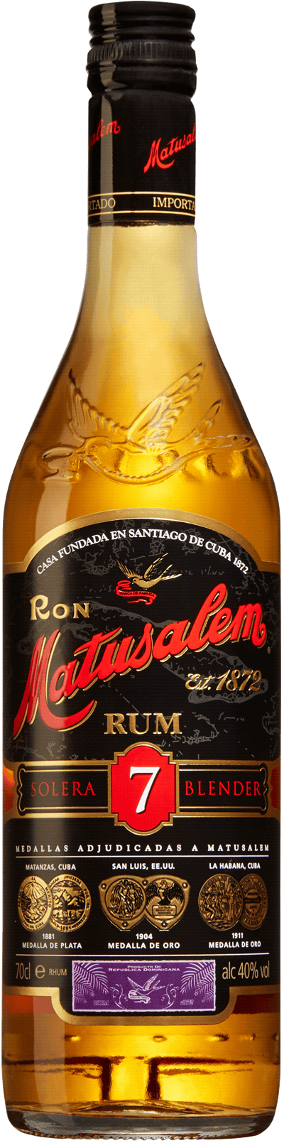 Ron Matusalem Solera 7 Blender Rum 40% Vol. 0,7l