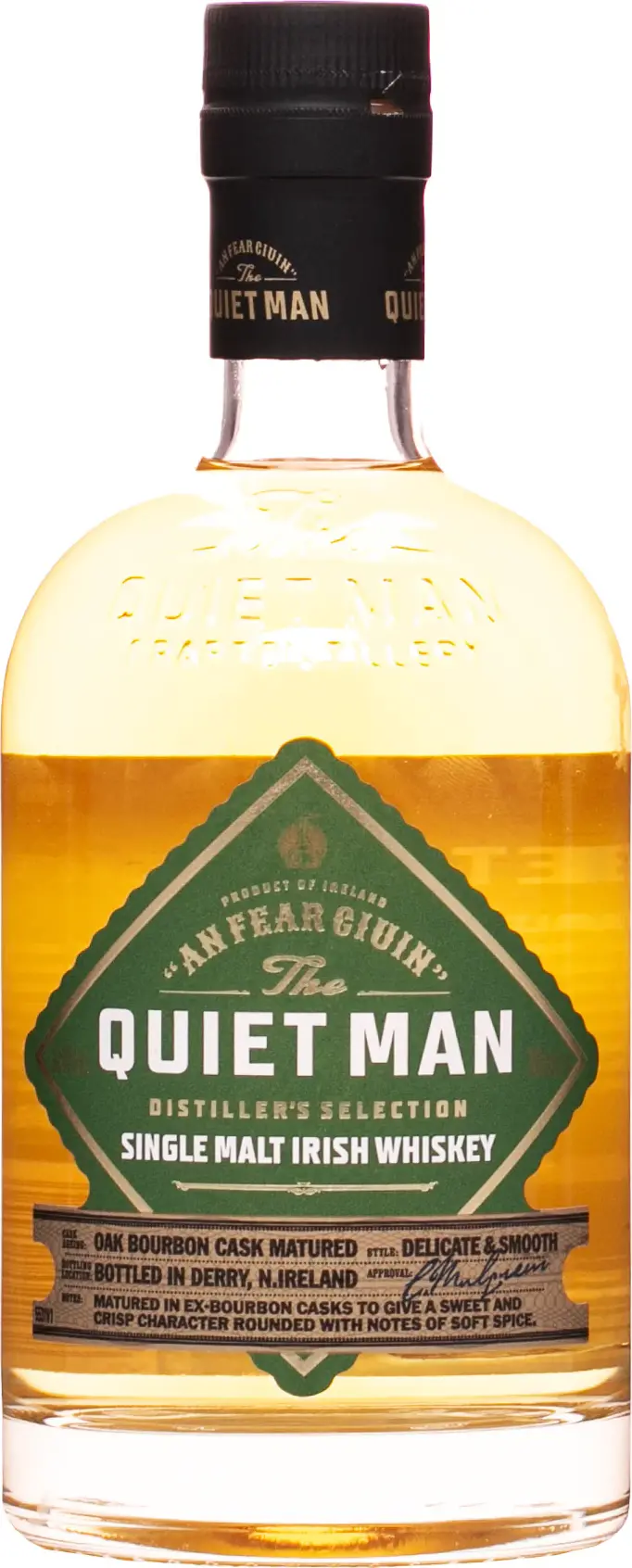 The Quiet Man Single Malt Irish Whiskey 40% Vol. 0,7l