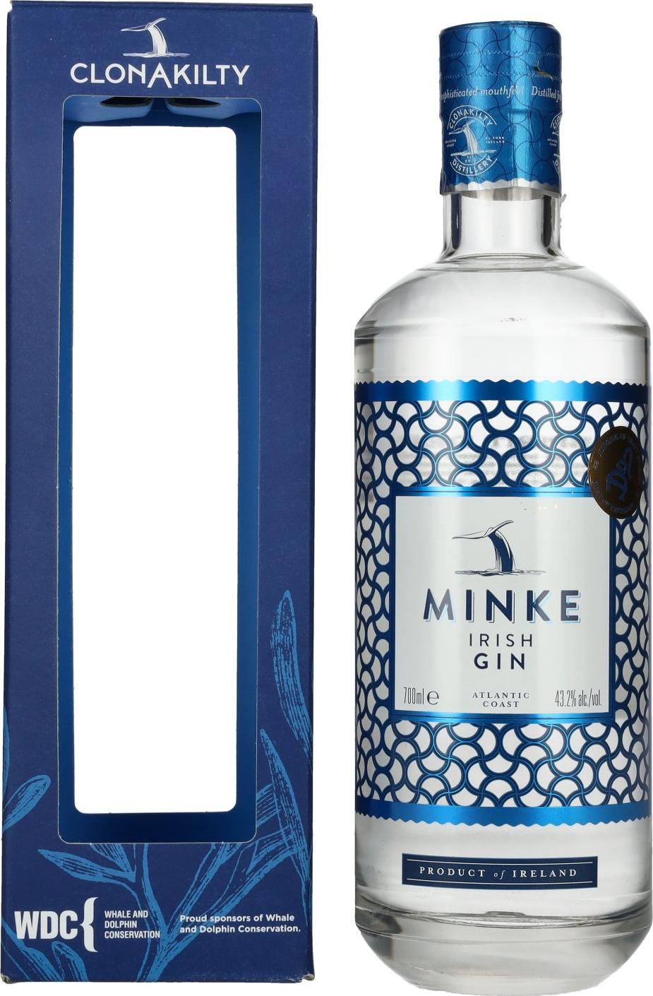 Clonakilty Minke Irish Gin 43,2% Vol. 0,7l in Giftbox