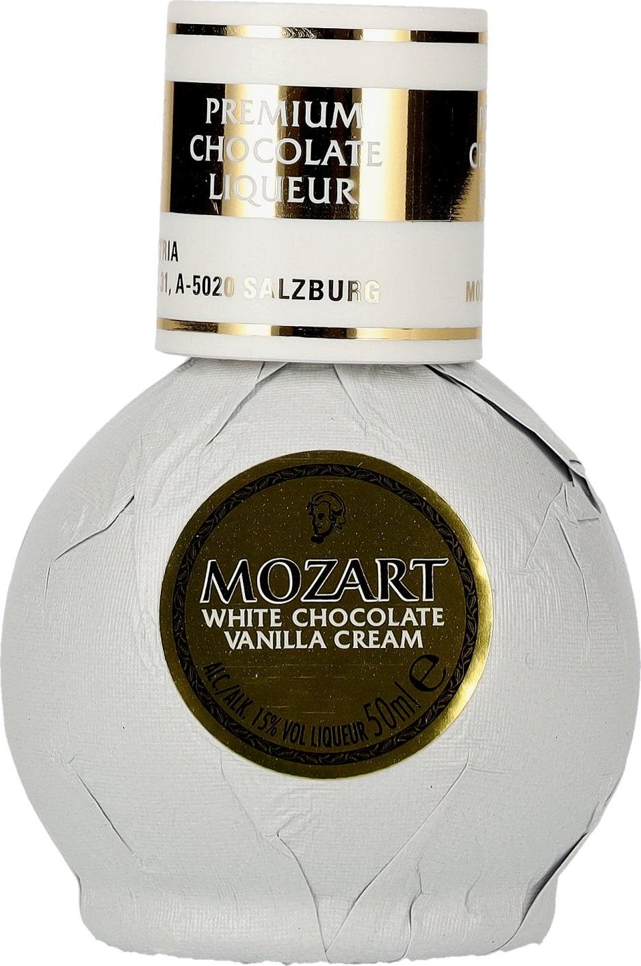 Mozart White Chocolate Cream 15% Vol. 0,05l (Mini)