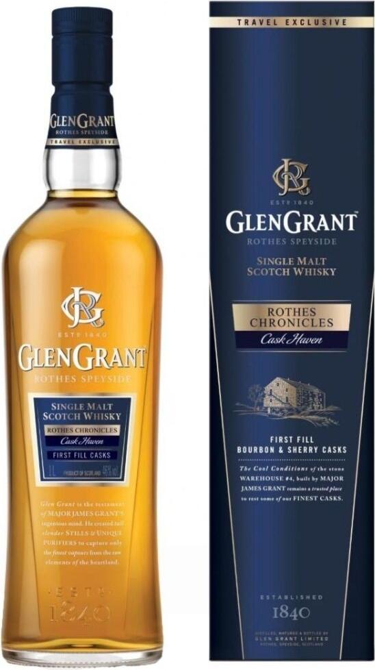 Glen Grant Rothes Chronicles CASK HAVEN Single Malt Scotch Whisky 46% Vol. 1l in Giftbox