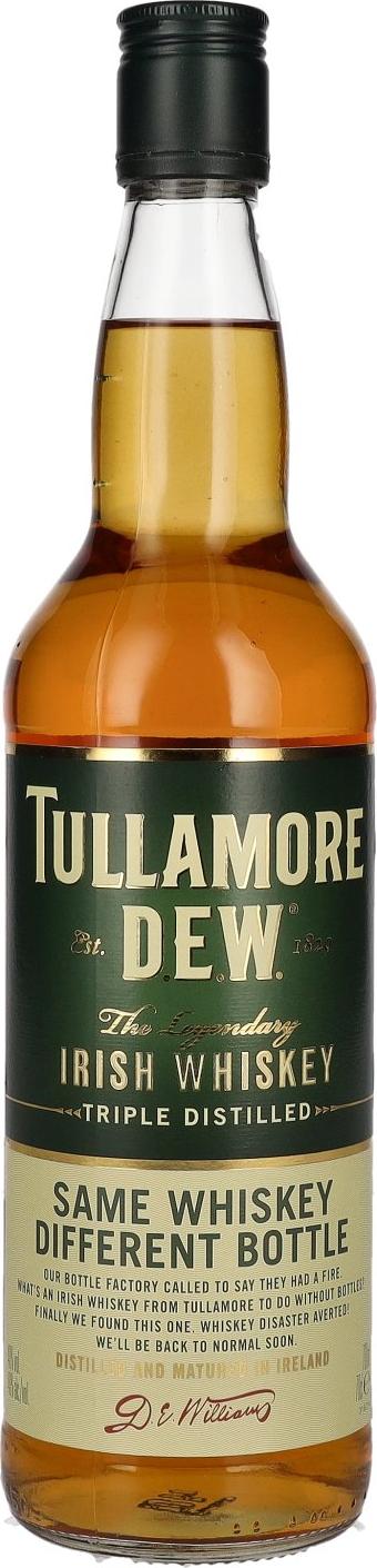 Tullamore D.E.W. Irish Whiskey Round Bottle 40% Vol. 0,7l