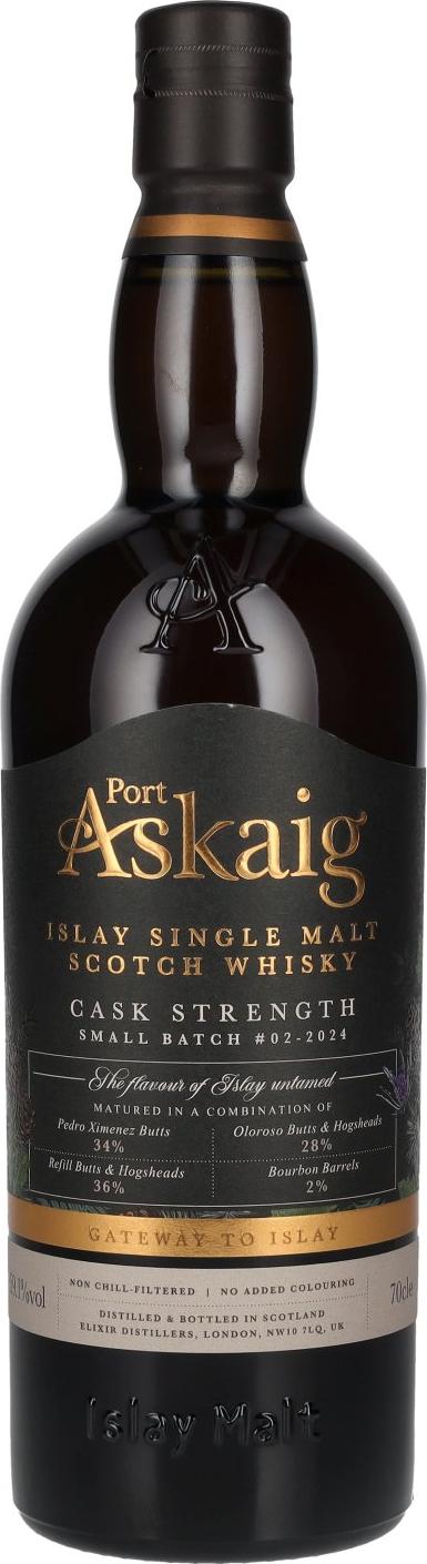 Port Askaig CASK STRENGTH Islay Single Malt #02-2024 59,1% Vol. 0,7l in Giftbox