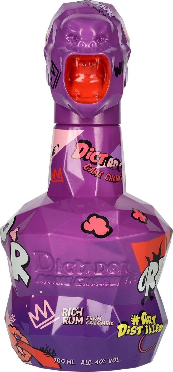 Dictador GAME CHANGER VIOLET Colombian Rum 40% Vol. 0,7l