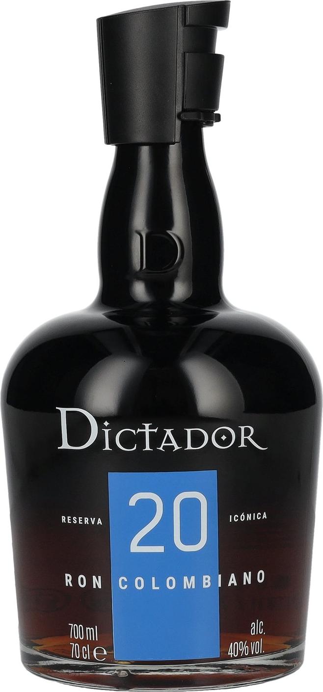 Dictador 20 Years Old Reserva Icónica Ron Colombiano 40% Vol. 0,7l