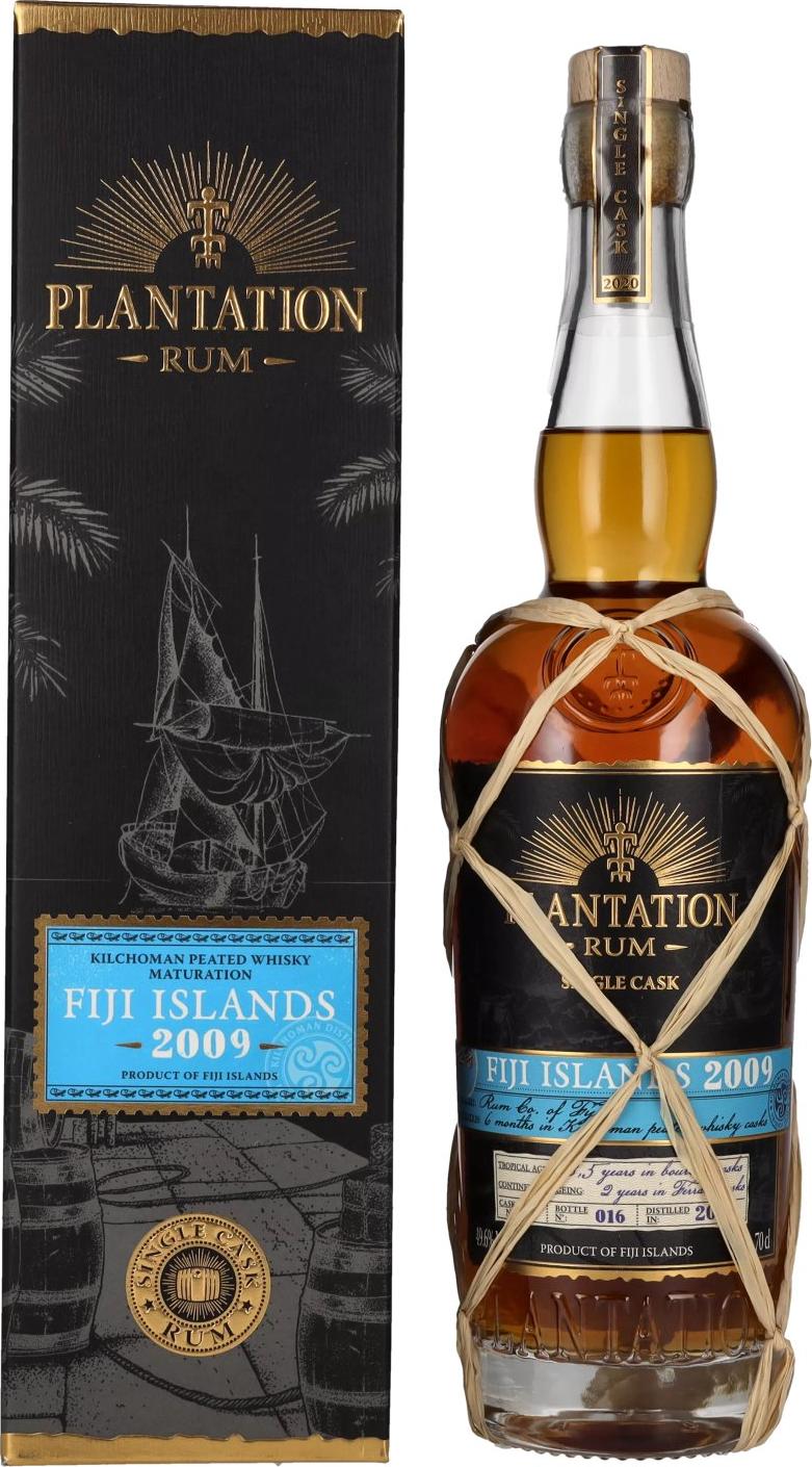Plantation / Planteray FIJI ISLANDS KILCHOMAN PEATED Maturation 2009 49,6% Vol. 0,7l in Giftbox