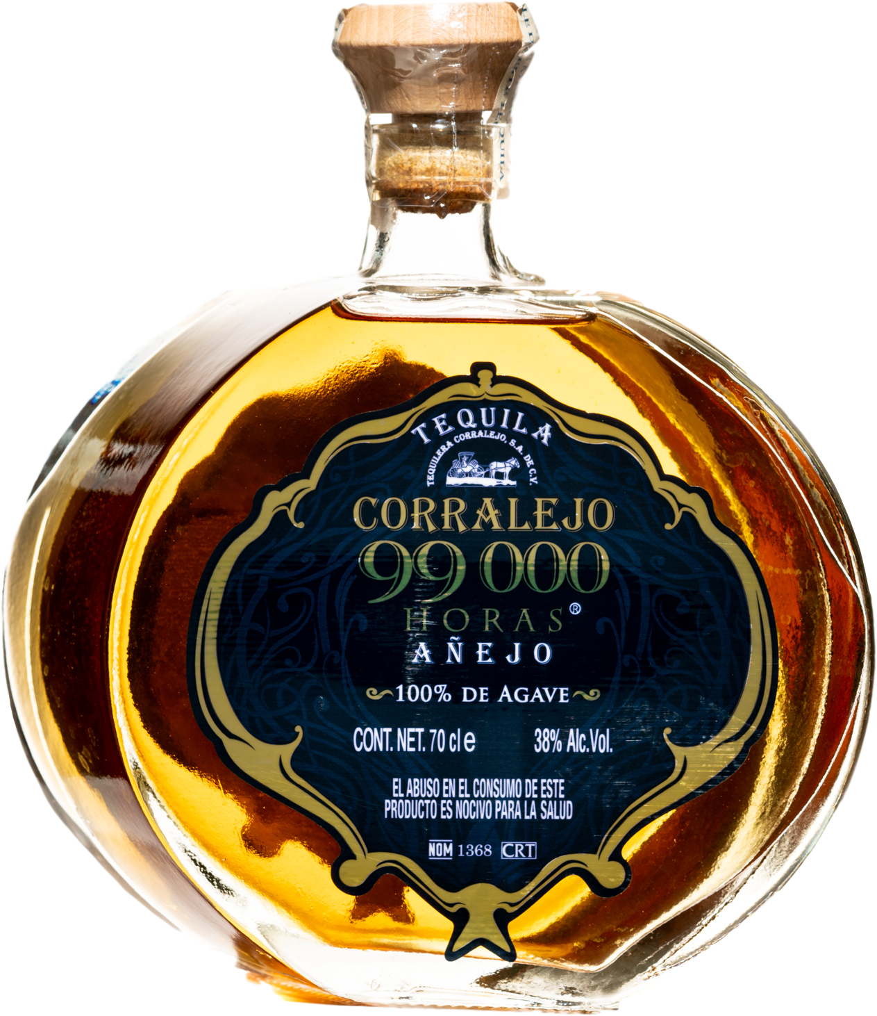 Corralejo Tequila 99,000 HORAS AÑEJO 100% de Agave 38% Vol. 0,7l