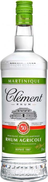 Clément Rhum Agricole Blanc 50% Vol. 1l