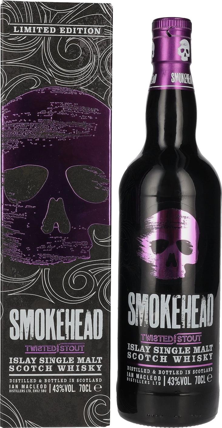 Smokehead TWISTED STOUT Islay Single Malt 43% Vol. 0,7l in Giftbox