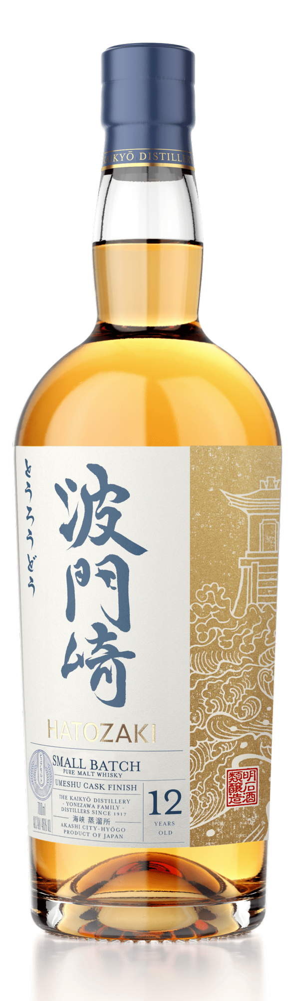 Hatozaki SMALL BATCH 12-Year-Old Umeshu Cask Finish Whisky 46% Vol. 0,7l