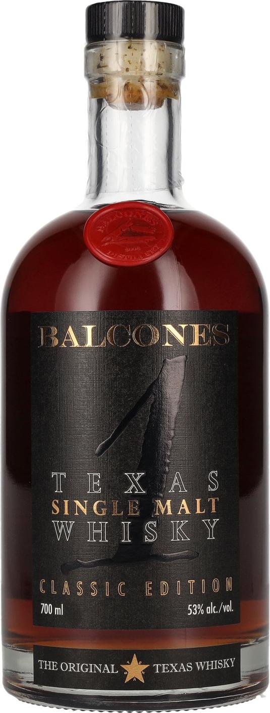 Balcones TEXAS Single Malt Whisky Classic Edition 53% Vol. 0,7l