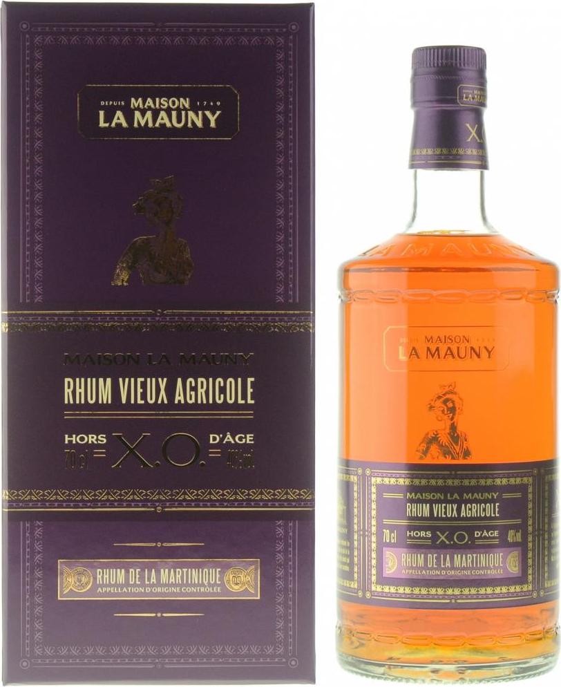 La Mauny XO Rhum Vieux Agricole 40% Vol. 0,7l in Giftbox