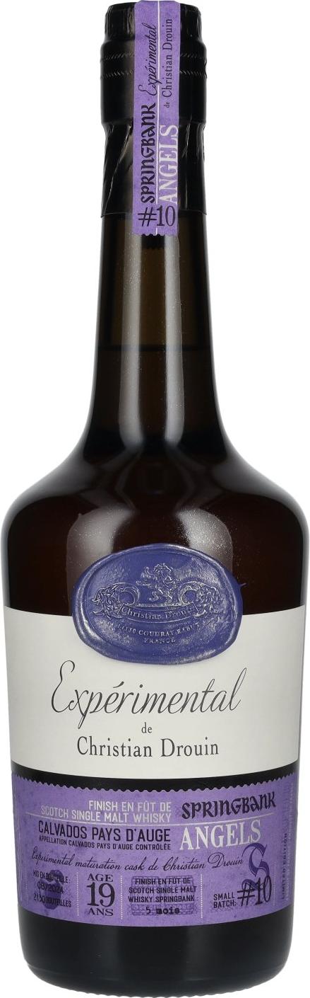Christian Drouin 19 Ans Calvados Pays D'Auge Springbank Angels Limited Edition 50,4% Vol. 0,7l
