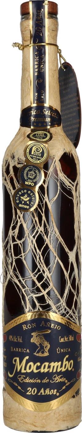 Mocambo Ron Añejo 20 Años Barrica Selecta Premium Edición de Arte 40% Vol. 0,5l