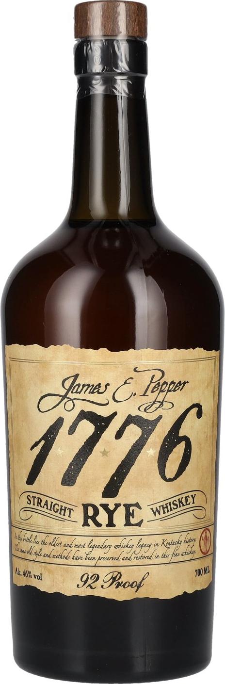 James E. Pepper 1776 James E. Pepper Straight RYE Whiskey 46% Vol. 0,7l