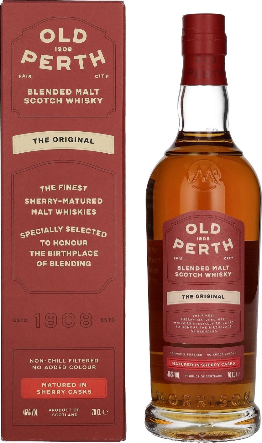 Old Perth The Original Blended Malt Scotch Whisky Sherry Casks 46% Vol. 0,7l in Giftbox