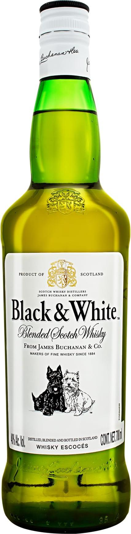 Black & White Blended Scotch Whisky 40% Vol. 0,7l