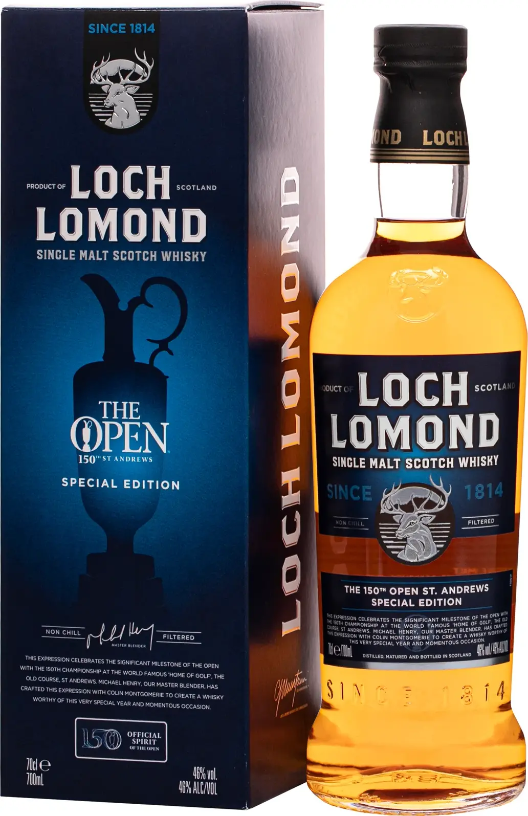 Loch Lomond THE OPEN 150th St. Andrews Special Edition 2022 46% Vol. 0,7l