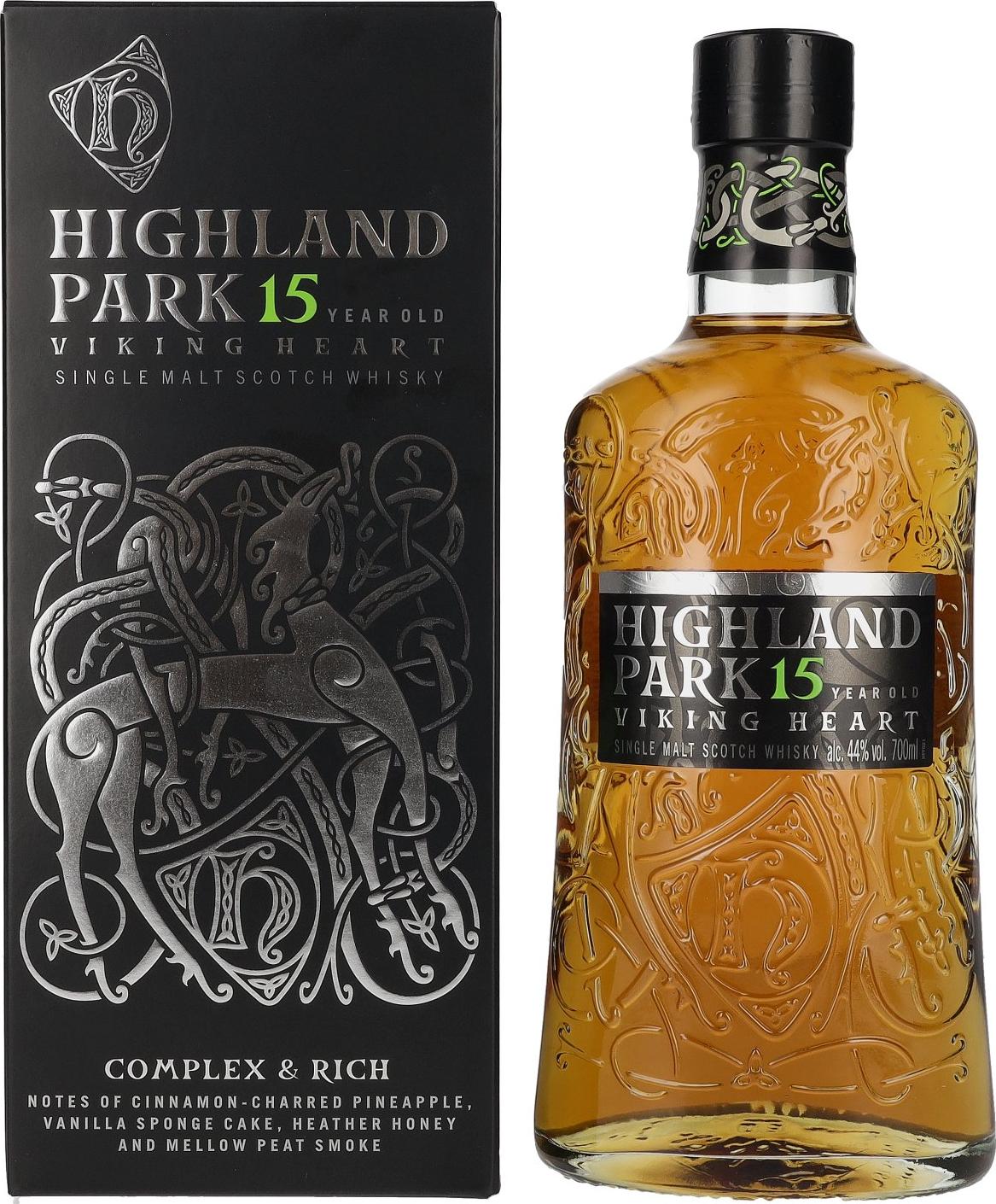 Highland Park 15 Years Old VIKING HEART 44% Vol. 0,7l in Giftbox
