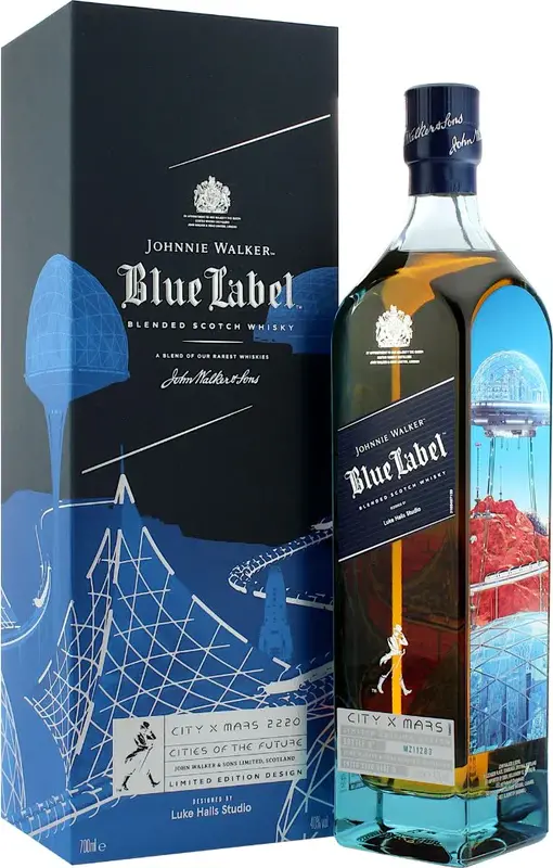 Johnnie Walker Blue Label Cities of the Future: Mars 2200 40% Vol. 0,7l