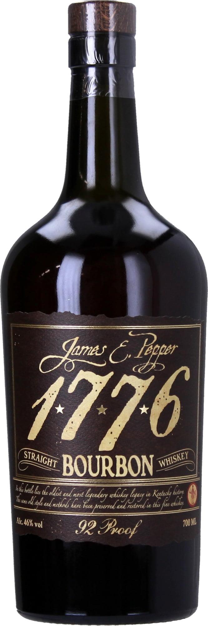 James E. Pepper 1776 Straight BOURBON Whiskey 46% Vol. 0,7l