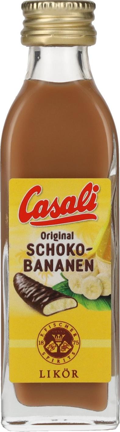 Casali Original SCHOKO-BANANEN Likör 15% Vol. 0,04l (Mini)