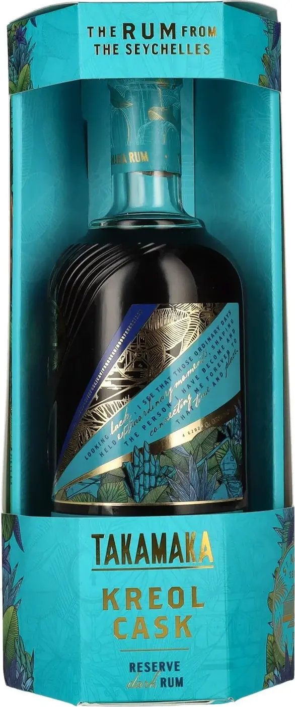 Takamaka KREOL CASK Reserve Dark Rum 40,3% Vol. 0,7l in Giftbox