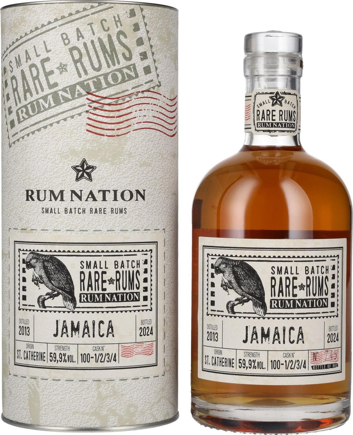 Rum Nation JAMAICA 2013/2024 Rum 59,9% Vol. 0,7l in Giftbox
