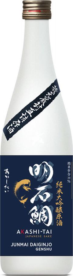 Akashi-Tai JUNMAI DAIGINJO Genshu Japanese Sake 16% Vol. 0,72l