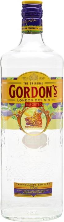 Gordon's London Dry Gin TRAVELLER'S EDITION 47,3% Vol. 1l
