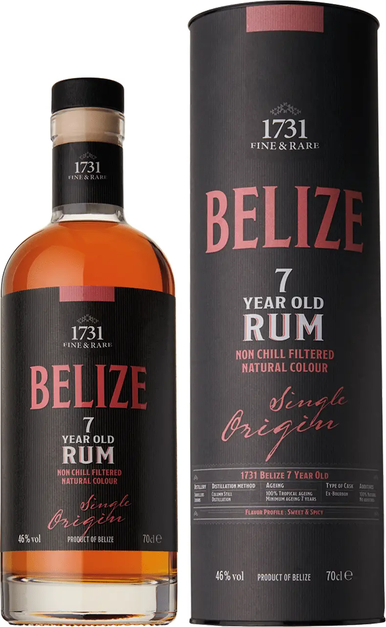 1731 BELIZE 7 Years Old Single Origin Rum 46% Vol. 0,7l