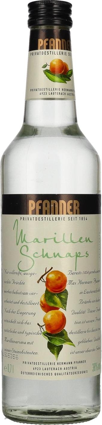 Pfanner Marillen Schnaps 38% Vol. 0,7l