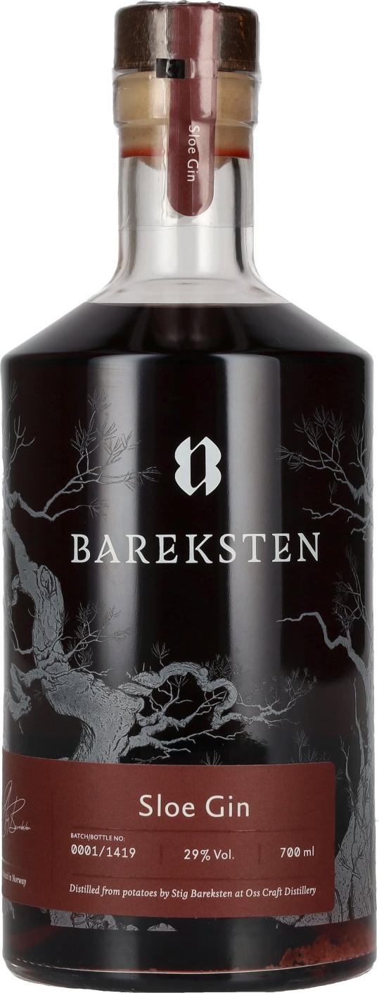 Bareksten Sloe Gin 29% Vol. 0,7l