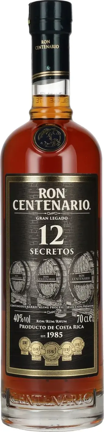Ron Centenario GRAN LEGADO 12 Secretos Rum 40% Vol. 0,7l