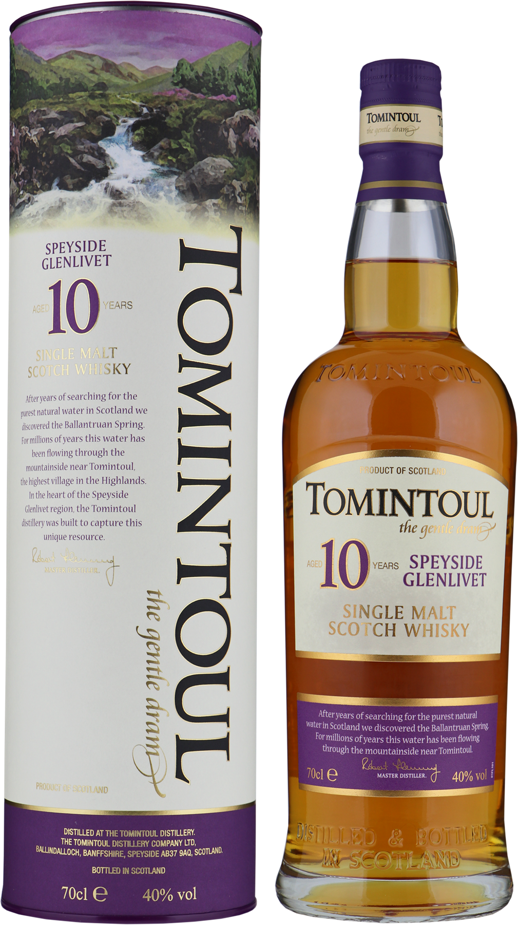 Tomintoul 10 Year Old 40% Vol. 0,7l