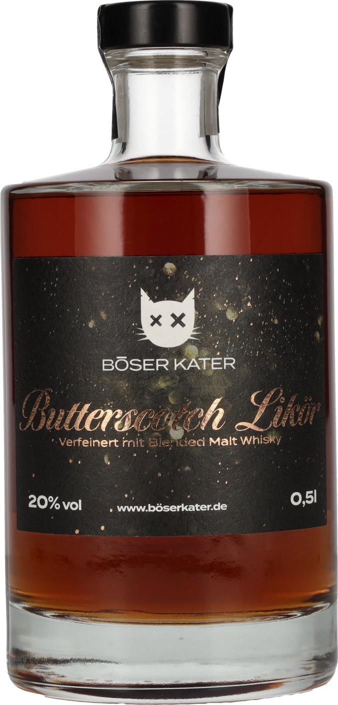 BÖSER KATER Butterscotch Likör 20% Vol. 0,5l