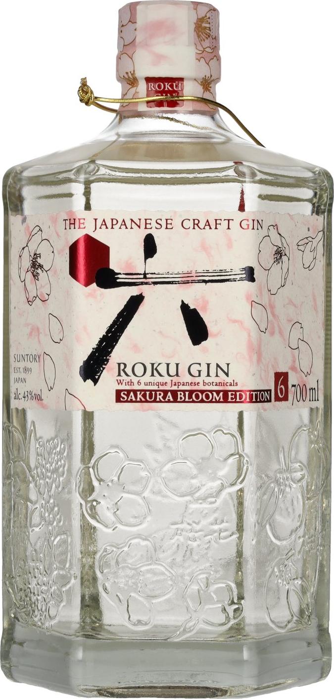 Roku Gin The Japanese Craft Gin Sakura Bloom Edition 6 43% Vol. 0,7l