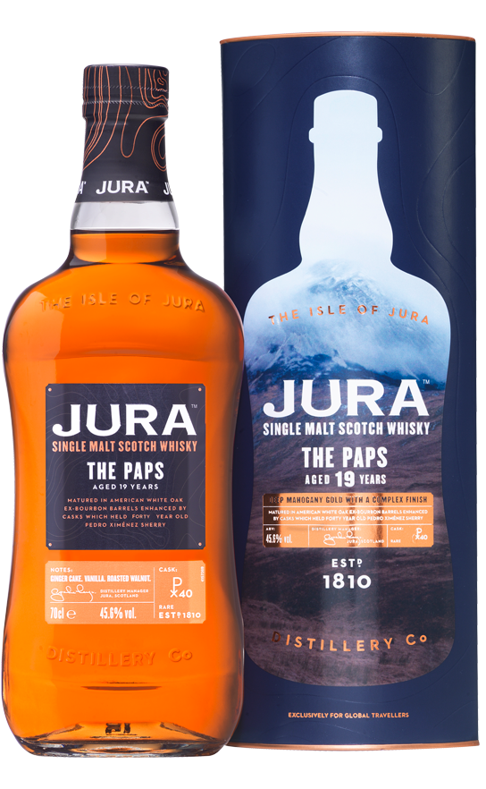 Jura THE PAPS 19 Year Old 45,6% Vol. 0,7l