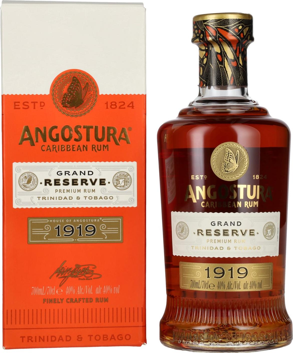 Angostura 1919 Premium Gold Rum Deluxe 40% Vol. 0,7l in Giftbox